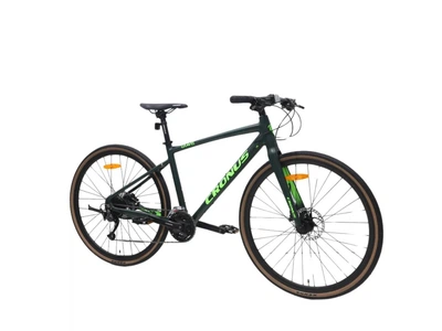 Велосипед Cronus Gravel 28" 17.5" Чорний-Зелений