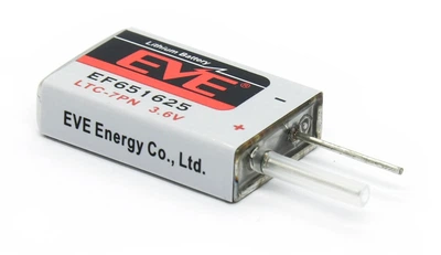 Батарейка литиевая EVE EF651625-S4, LTC-7PN-S4, 3.6V, 750mAh (Harris)