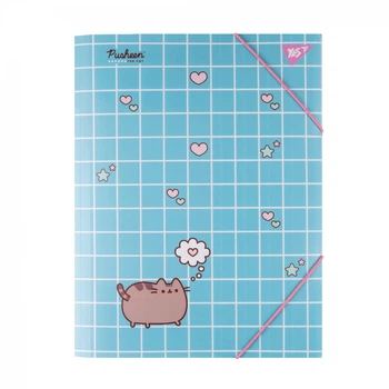 Папка на резинках А4 Pusheen Hearts Yes, 492215