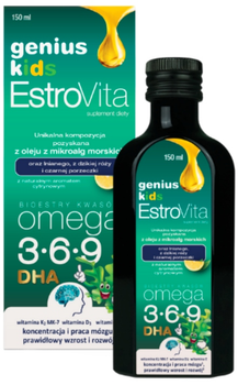 Жирні кислоти Onesano EstroVita Genius Kids 150 мл (5902596870959)