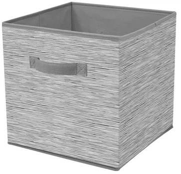 Кошик 30x30x30 см IDEA HOME (NP-104L квад. ткан. Grey)