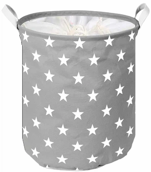 Кошик 35х45 см IDEA HOME (LY-03 круг. ткан. з/кр Stars)
