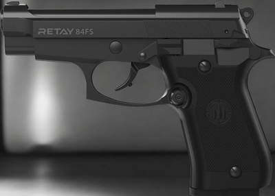 Стартовий пістолет RETAY Beretta M84 Black