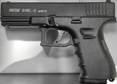 Стартовый шумовой пистолет RETAY G 19 Glok 19 (9 mm)