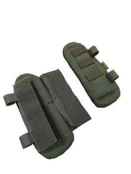 Плечові накладки на плитоноску Akinak анатомічні з демпфером MOLLE Olive (209)