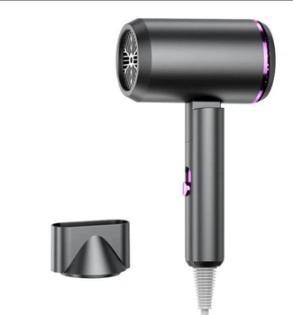 Фен для сушки волос Fold Hair Dryer с холодным обдувом 2000 Вт серый