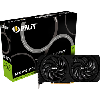 Відеокарта Palit GeForce RTX 4060 Infinity 2 8GB (NE64060019P1-1070L) UA [129315]