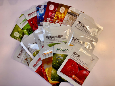 Набір тканинних масок Gong Pei Fresh Extract Facial Mask 25 мл х 17 шт