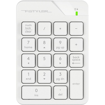 Клавіатура бездротова A4Tech FGK21C Wireless White (4711421994057)