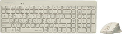 Комплект бездротовий A4Tech Fstyler FG2400 Air Wireless Beige (4711421994613)