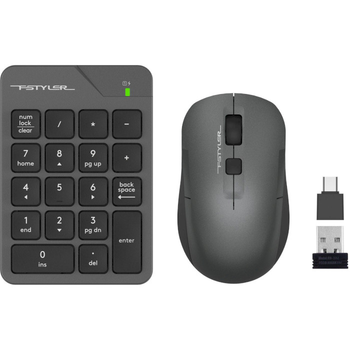 Комплект бездротовий A4Tech FG1600C Air2 Grey (4711421998819)