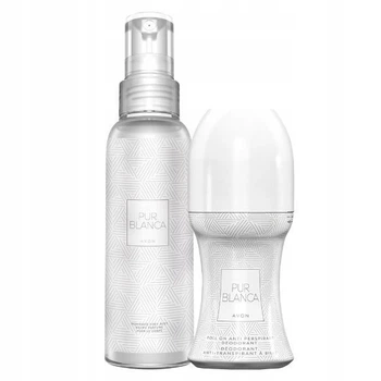 Набір Avon Pur Blanca (парфумований спрей 100 мл + кульковий дезік 50 мл)