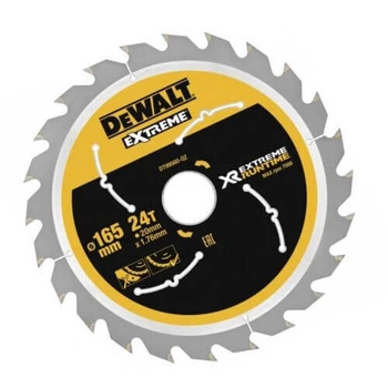Диск пильный DeWALT EXTREME RUNTIME 165х20мм 24 зуба (DT99560)