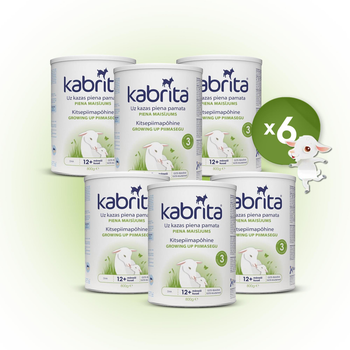 Набор детской смеси Kabrita 3, на основе козьего молока (6 банок по 800г.)