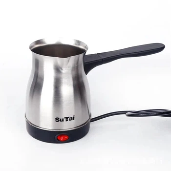 Турка электрическая Кофеварка SuTai ST-005 800мл 800Вт Нержавеющая сталь Silver