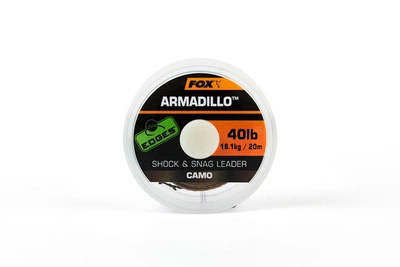 Лідкор Fox Armadillo 20 м 40 lb/18.1 кг Shock&Snag Leader (Camo)