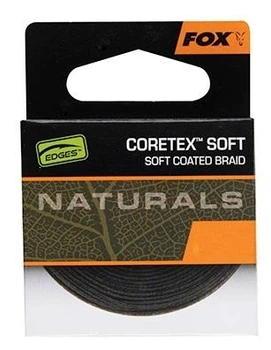 Повідковий матеріал Fox Naturals Coretex 20 м 25lb/11.3 кг Soft Coated Braid (Зелений)