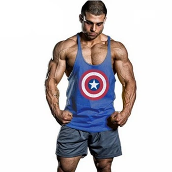 Майка для мужчин Captain America Blue 4012 M Синий