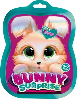 Набор для творчества Vladi Toys Bunny surprise с сюрпризами Темно-розовый (VT8080-12)