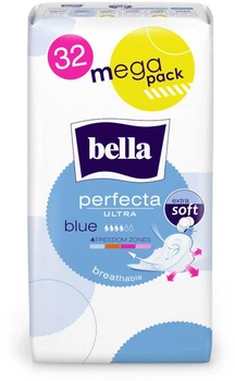 Прокладки Белла Перфекта ultra Blue 32 шт