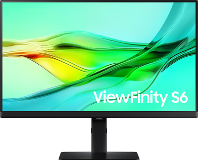 Монитор 24" Samsung ViewFinity S6 LS24D604UAUXEN S24D604UAU Black (SAMS24D604)