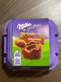 Шоколадні яйця Milka Loffel Ei Kakaocreme Eggs 136 g