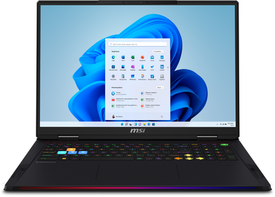Ноутбук MSI Raider 18 HX AI A2XWIG (A2XWIG-251UA) Core Black / 18" Mini LED WQUXGA 120 Гц / Intel Core Ultra 9 285HX / RAM 64 ГБ / SSD 2 ТБ / nVidia GeForce RTX 5080, 16 ГБ / Windows