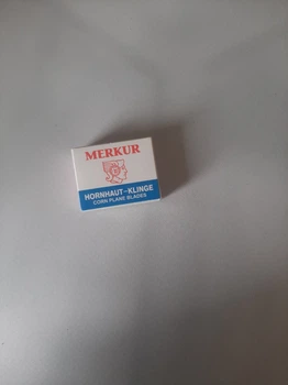 Леза педикюрні Mercur 10шт в уп.