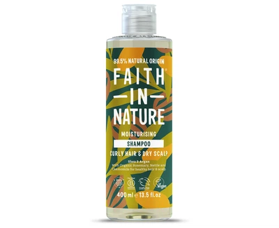 Faith in Nature Натуральний шампунь з ши та арганою (для кучерявих волос), 400 мл