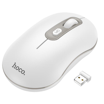 Беспроводная компьютерная мышь HOCO Platinum 2.4G business wireless mouse GM21, 1000-1200-1600DPI Grey