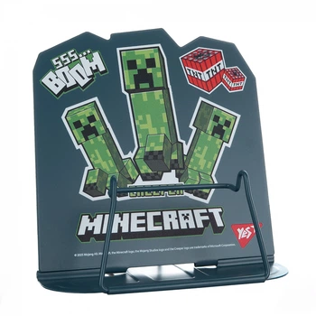 Підставка для книг Yes Minecraft Creeper металева (470525)