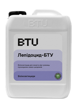 Біоінсектициди BTU БІТОКСИБАЦИЛІН-БТУ® 5л