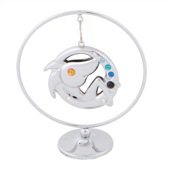 Фигурка Crystocraft со стразами Swarovski знак зодиак Козерог 8х7 см 0459-105/GA-SL