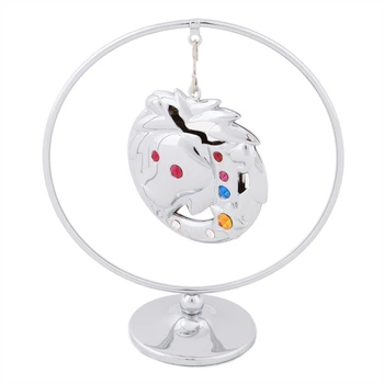 Фігурка Crystocraft зі стразами Swarovski знак зодіак Лев 8х7 см 0454-105/GA-SL
