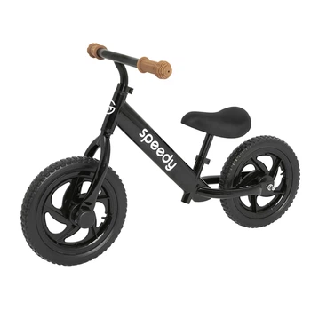 Двухколесный беговел Speedy SMIKI Черный (7872164)