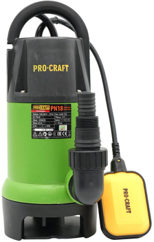 Дренажно-фекальний насос Procraft PN18 (000018_Pro)
