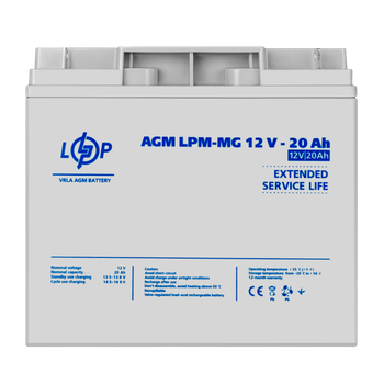 Аккумулятор мультигелевый AGM LPM-MG 12V - 20 Ah для Mercedes