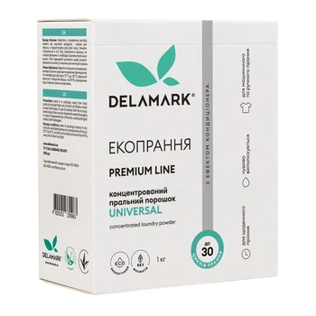 Стиральный порошок DeLaMark Premium Line Universal с эффектом кондиционера 1 кг (4820152330963)