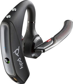 Bluetooth-гарнитура Poly Voyager 5200 UC + BT600 USB-A Black (7K2E1AA)