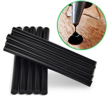 Клеевые стержни Glue Sticks 7 мм х 30 см 25 шт 1 кг Черный