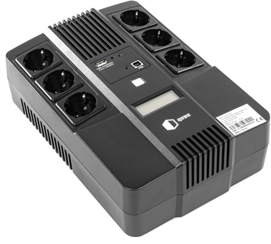 ИБП Qube AIO 850 850VA/480W LCD 6 x Schuko RJ-45 USB (QBAIO850)