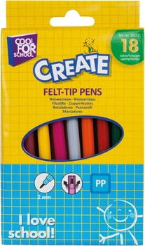 Фломастеры Cool For School Create 18 цветов 18 шт (CF15217)
