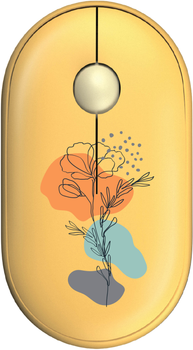 Мышка 2E MF300 Flora Poppy Silent WL BT Yellow (2E-MF300WFLORAYW)