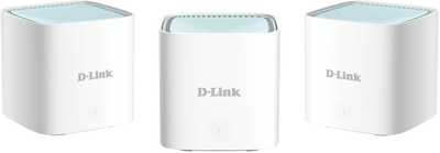 WiFi система D-Link M15-3 EAGLE PRO AI AX1500 Mesh WiFi (3шт)