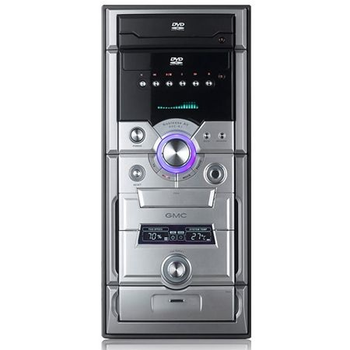 Корпус Midi-Tower без БЖ GMC AVC-K1 Silver (ATX 2.0 + serial-ATA, 4 x USB, Audio + MIC port , fan controller - 2 шт, IEEE1394, Card Reader)