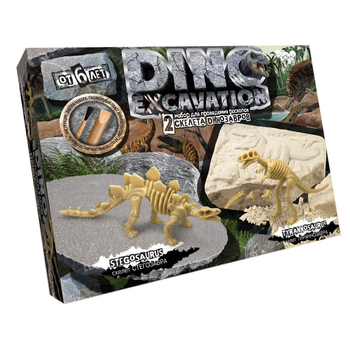 Детский набор для проведения раскопок динозавров DEX-01 DINO EXCAVATION Стегозавр