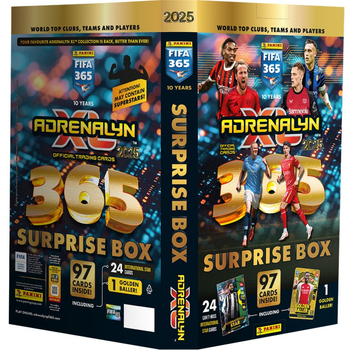 Zestaw kart kolekcjonerskich Panini Surprise Box Fifa 365 Adrenalyn Xl 2025 (8051708014969)