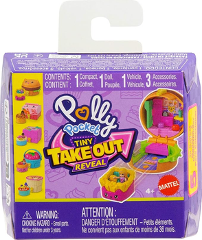 Фігурка сюрприз Mattel Polly Pocket Ланч JCR44 (0194735274956)