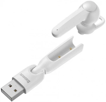 Bluetooth-гарнитура BASEUS A05 Encok Vehicle-mounted, BT5.0, 40mAh, 6h, white