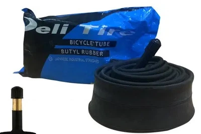 Камера велосипедная DeliTire 27.5 x 1.75 / 2.125 AV автомобильный нипель (48мм.)